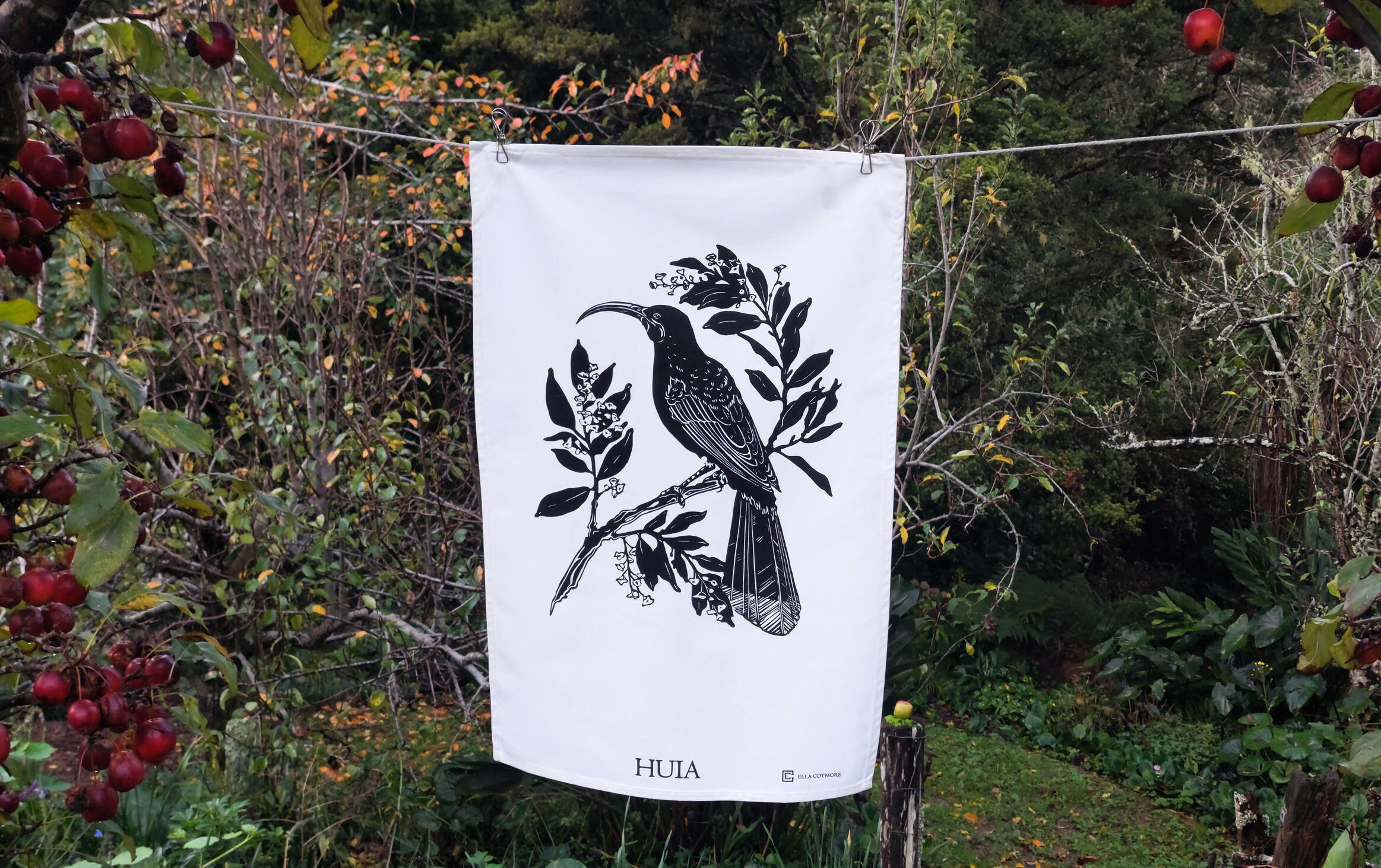 Huia Tea Towel